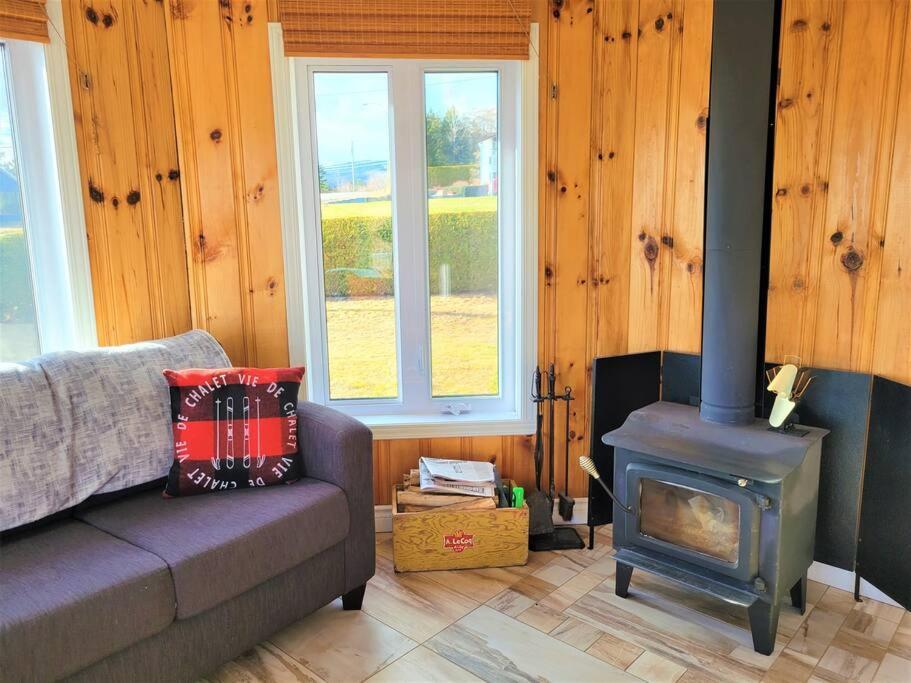 Spa, sauna et foyer : Le Phare de Baie-Saint-Paul Extérieur photo
